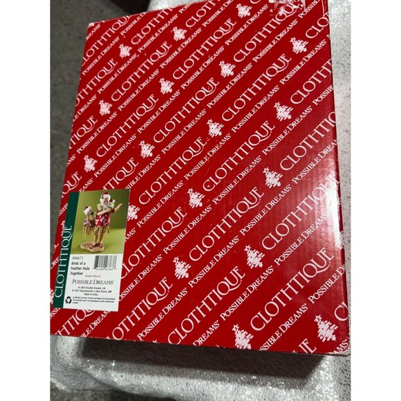 Rare Department 56 Possible Dreams Clothtique – Birds of a Feather Hula Together - Picture 4 of 16